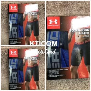 3 pack (6pairs) Under Armour Boxerjock 9” inseam